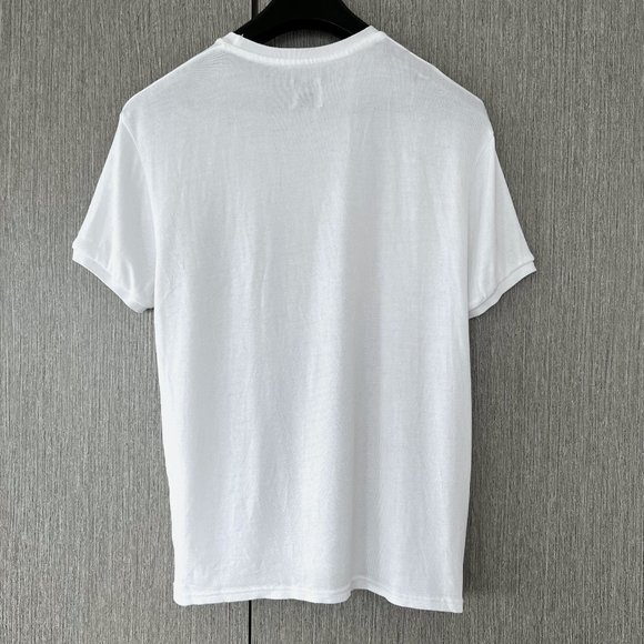 Zara White Knit T-Shirt - Size Medium - Picture 2 of 6